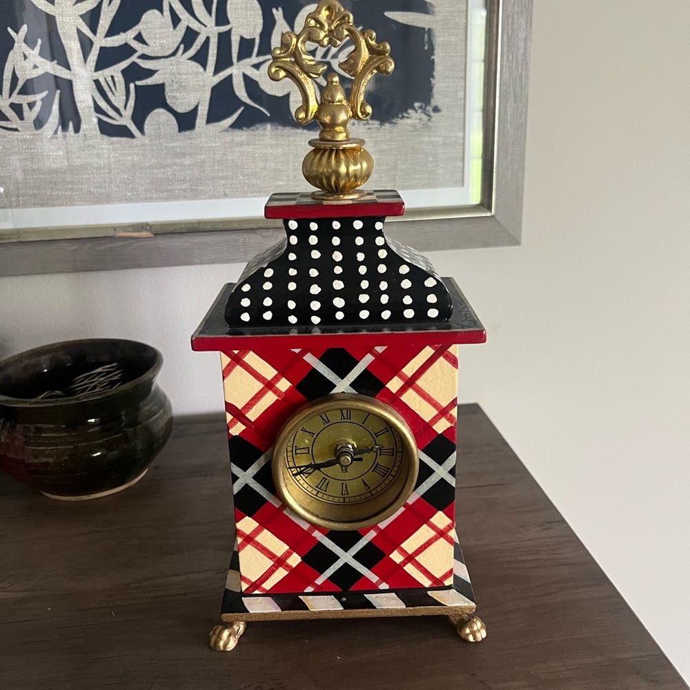 Mackenzie Childs Marylebone Carriage Clock